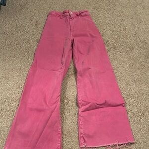 zara marine straight high rise jeans